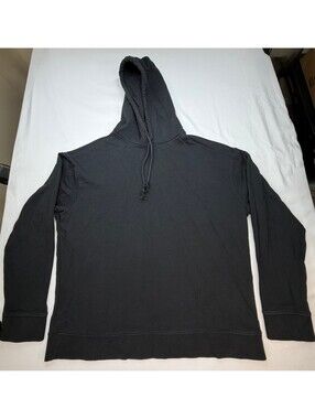 Raf Simons Men's Hoodie Sweatshirt Pullover Cotton Long Sleeve Size Medium Black